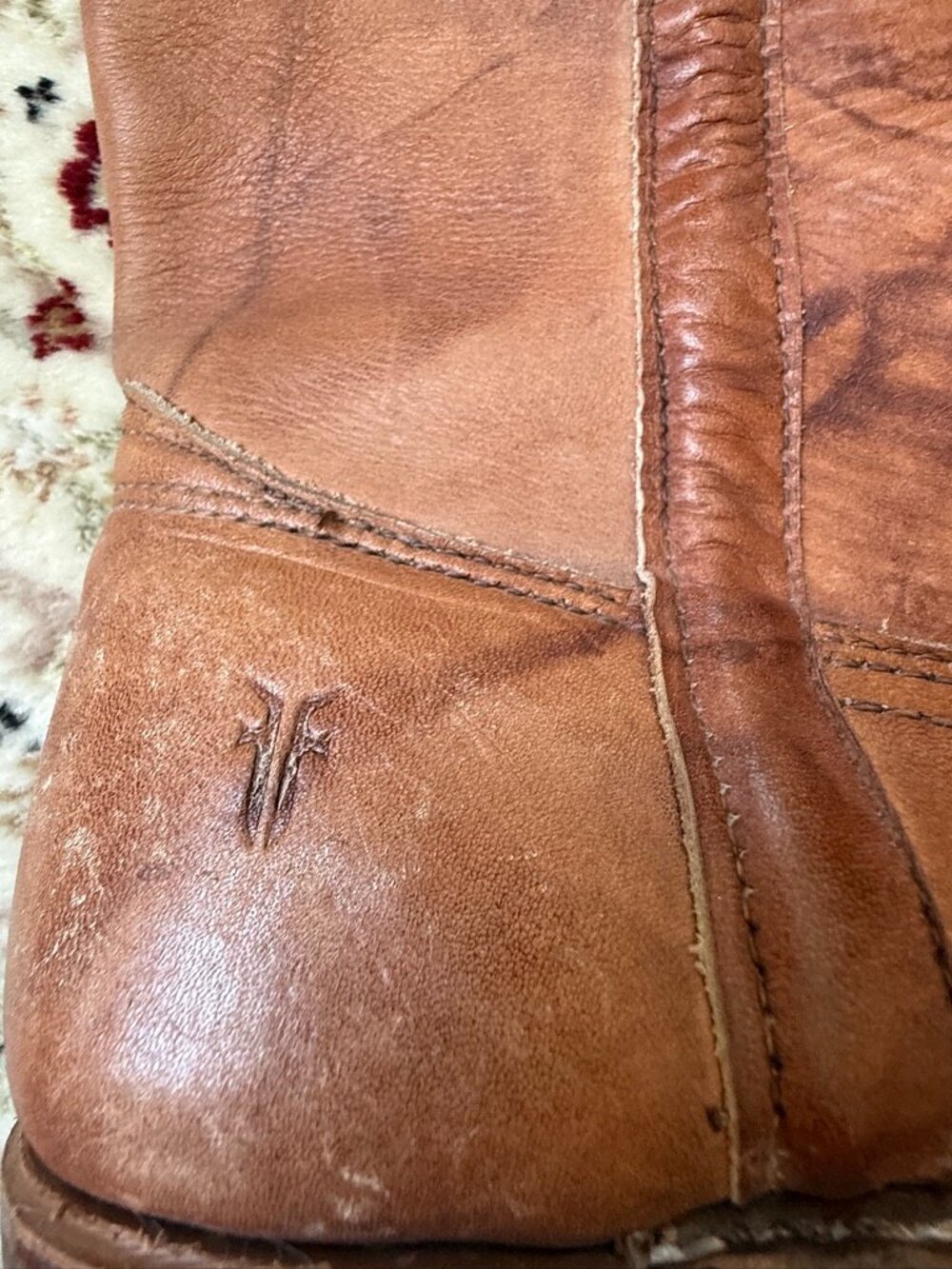 FRYE Campus Stitching Horse Boots, size 8 - Picture 3 of 7